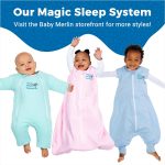 Baby Merlin's Magic Sleepsuit - 100% Cotton Baby Transition Swaddle - Baby Sleep Suit - Yellow - 3-6 Months - Image 7